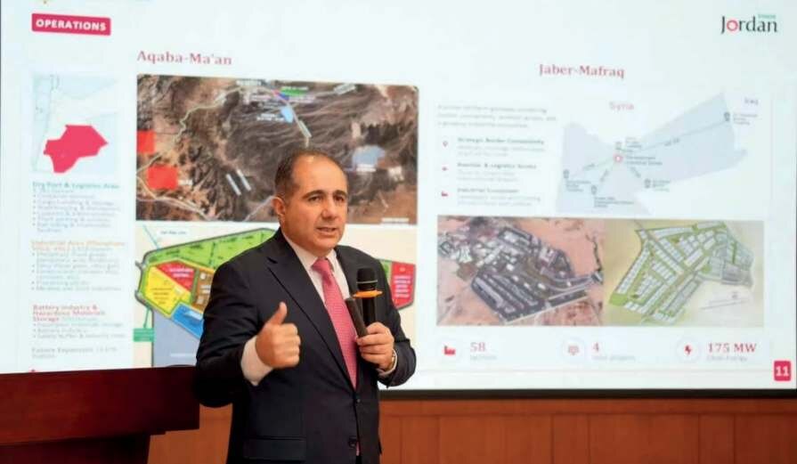 Ürdün Yatırım Bakanı Tareq Abughazaleh, Çin Uluslararası Tedarik Zinciri Fuarı, 23 Haziran 2026 (Fotoğraf: Jordan News Agency, 2026).